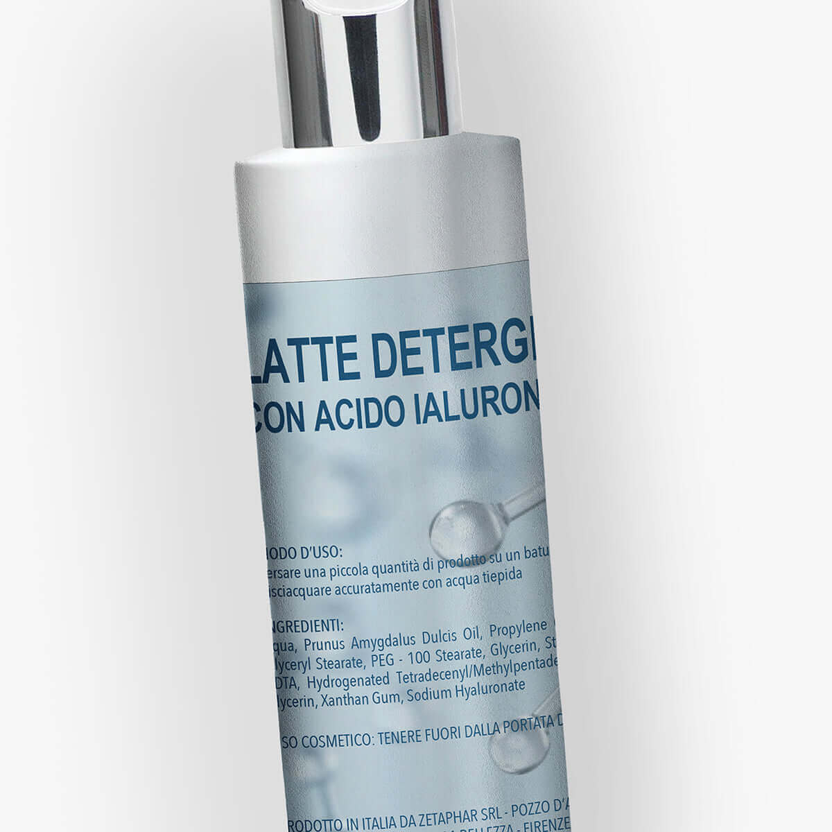 LATTE DETERGENTE AL ACIDO IALURONICO - david alexander professional cosmetics